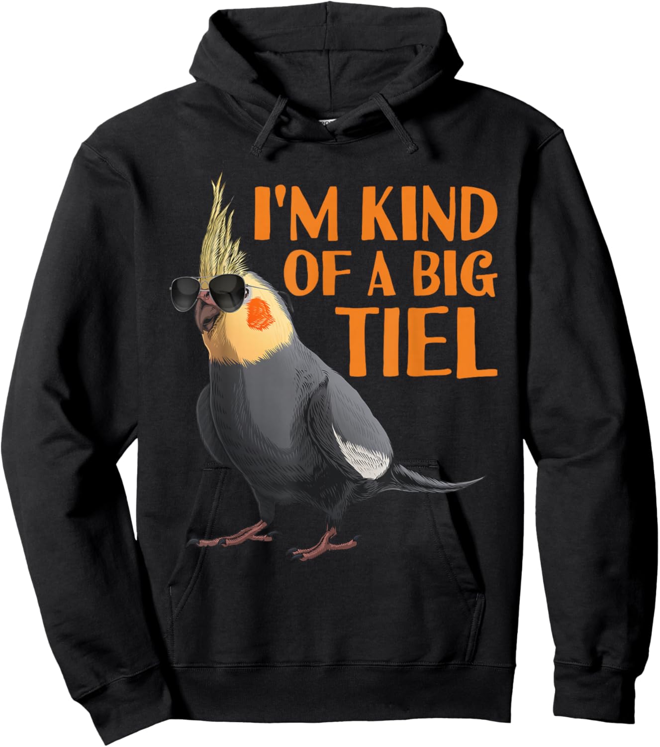 Cool Cockatiel Design Women Cockatoo Cockatiel Lover Hoodie - Hoodie | Black