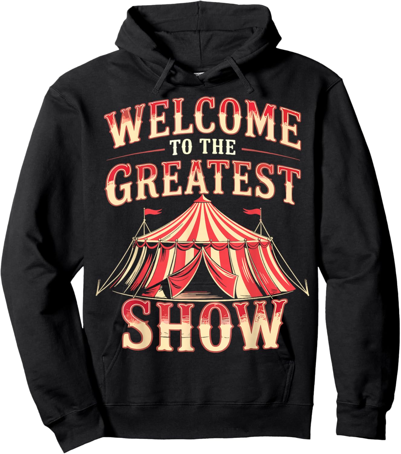 Welcome to The Greatest Show Circus Staff Crew Hoodie - Hoodie | Black