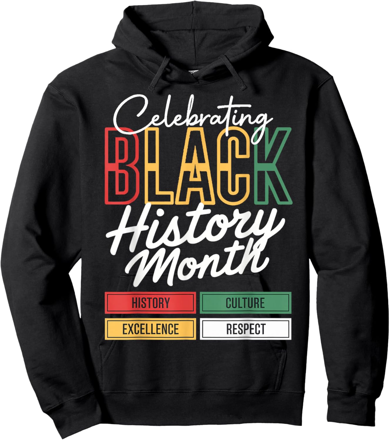 Celebrating Black History Month Afro African Men Women Kid Hoodie - Hoodie | Black