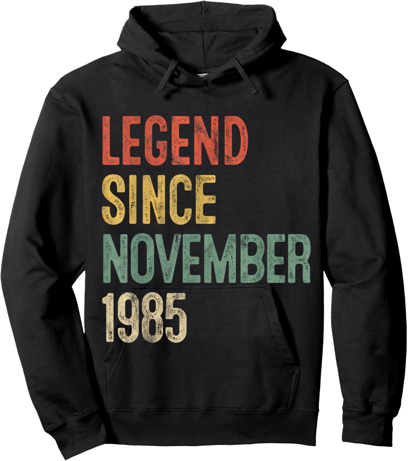 Legend November 1985 40th Birthday Men Women 40 Year Old Hoodie - Hoodie | Black