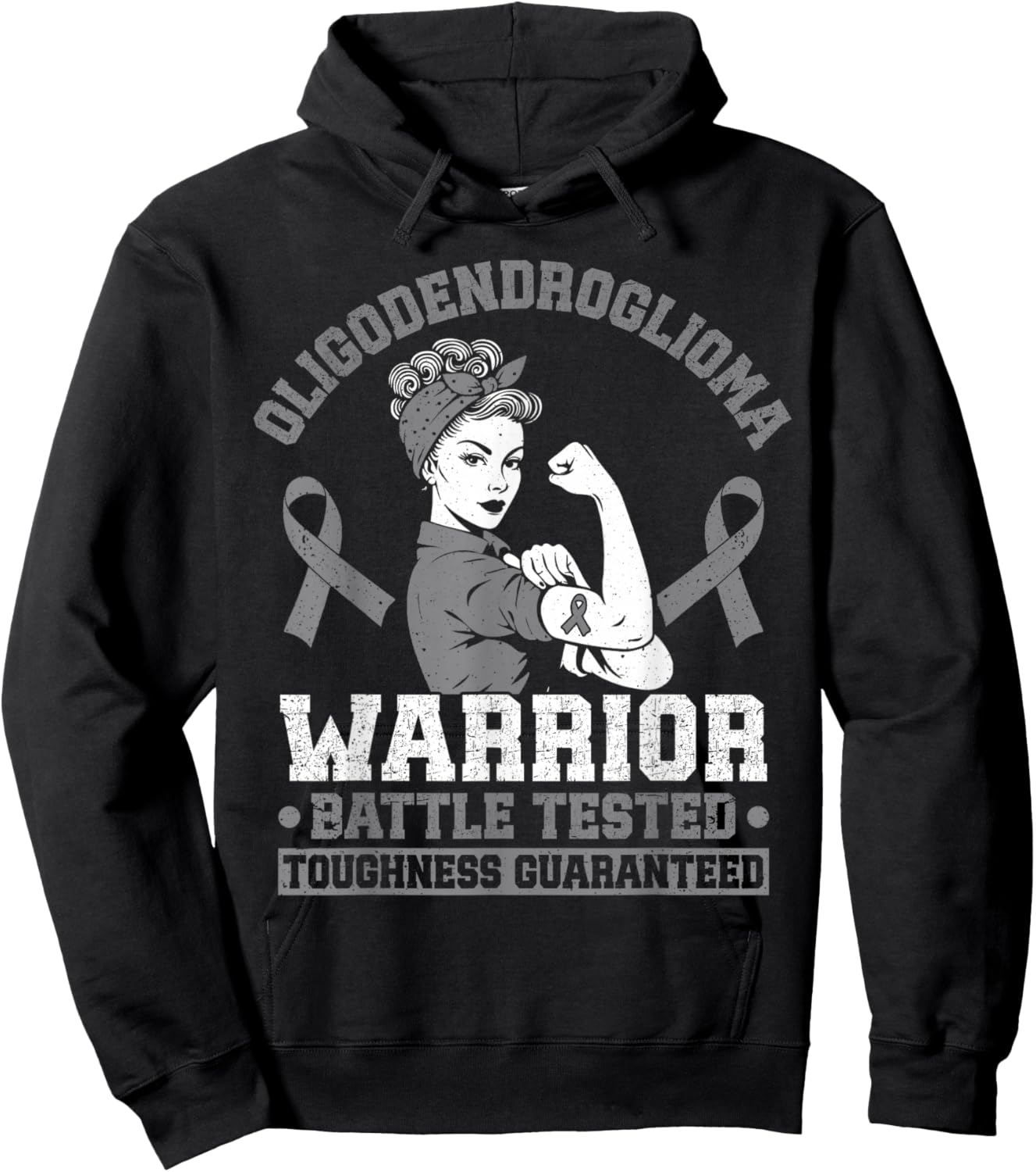 Oligodendroglioma Warrior Hoodie - Hoodie | Black