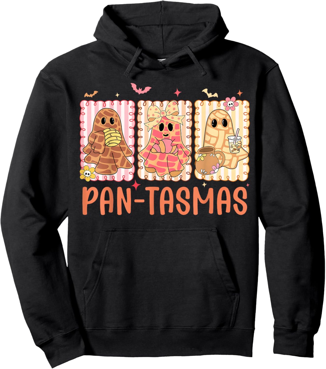 Ghost Halloween Pan Dulce Mexican Pan - Tasmas Pantasmas Hoodie - Hoodie | Black