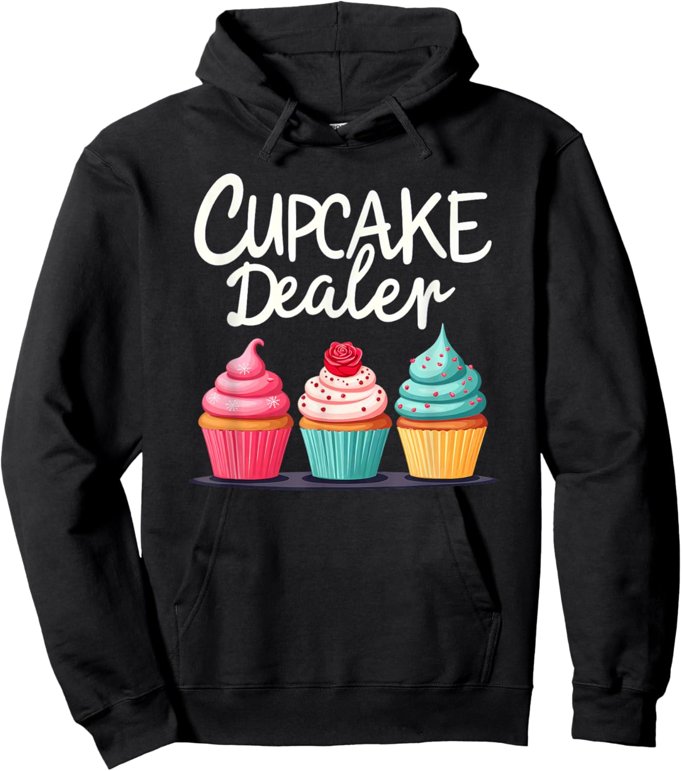 Bakery Cupcake Dealer Halloween Hoodie - Hoodie | Black