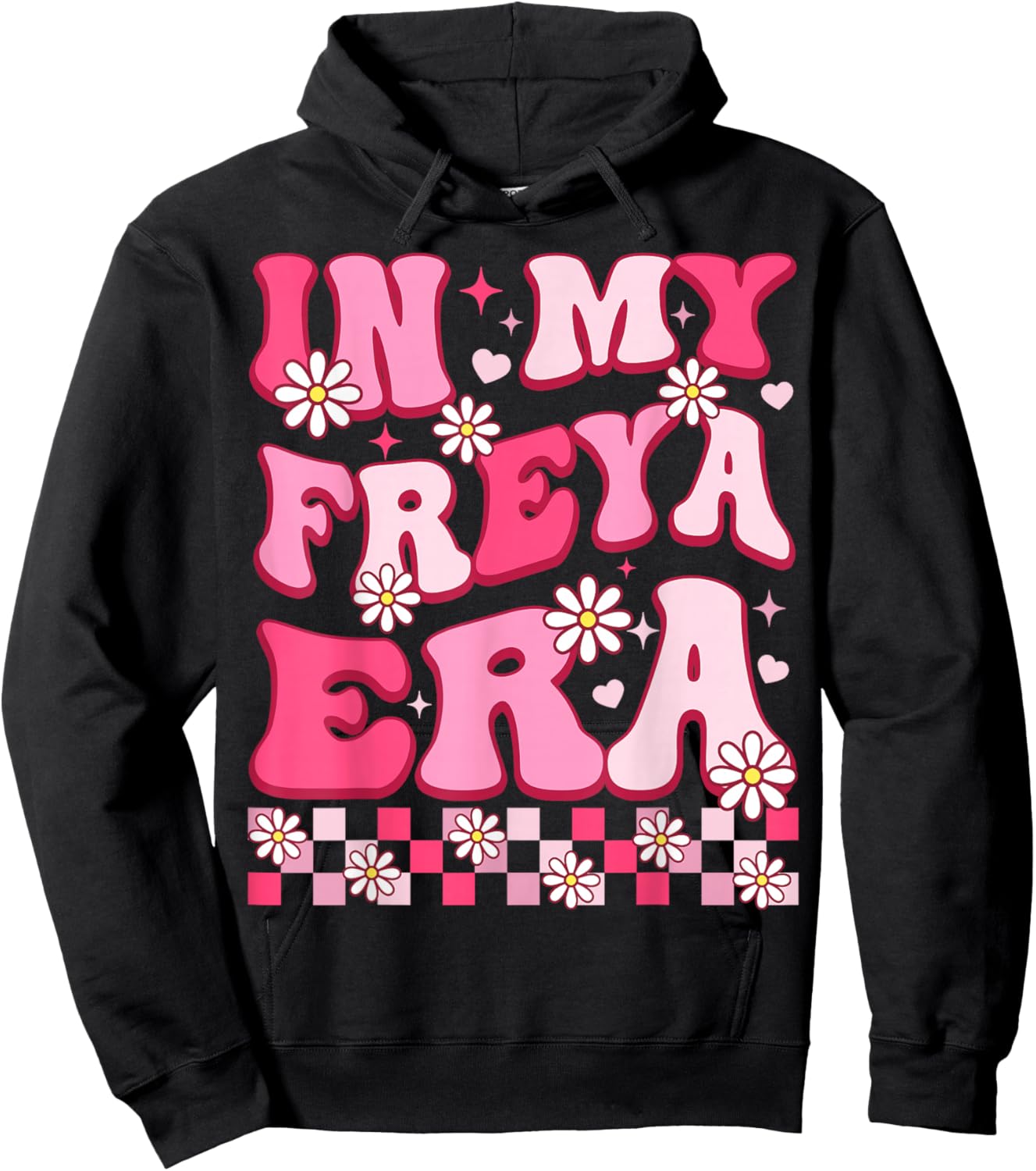 in My Freya Era Funny Freya Heart Women Kids Hoodie - Hoodie | Black
