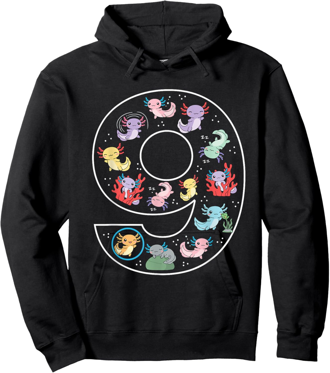 T-Shirt Hoodie - Hoodie | Black