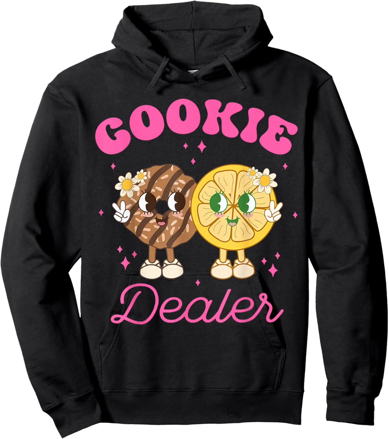 Cute Cookie Dealer Cookie Season Scout Cookie Kids Women Hoodie - Hoodie | Black