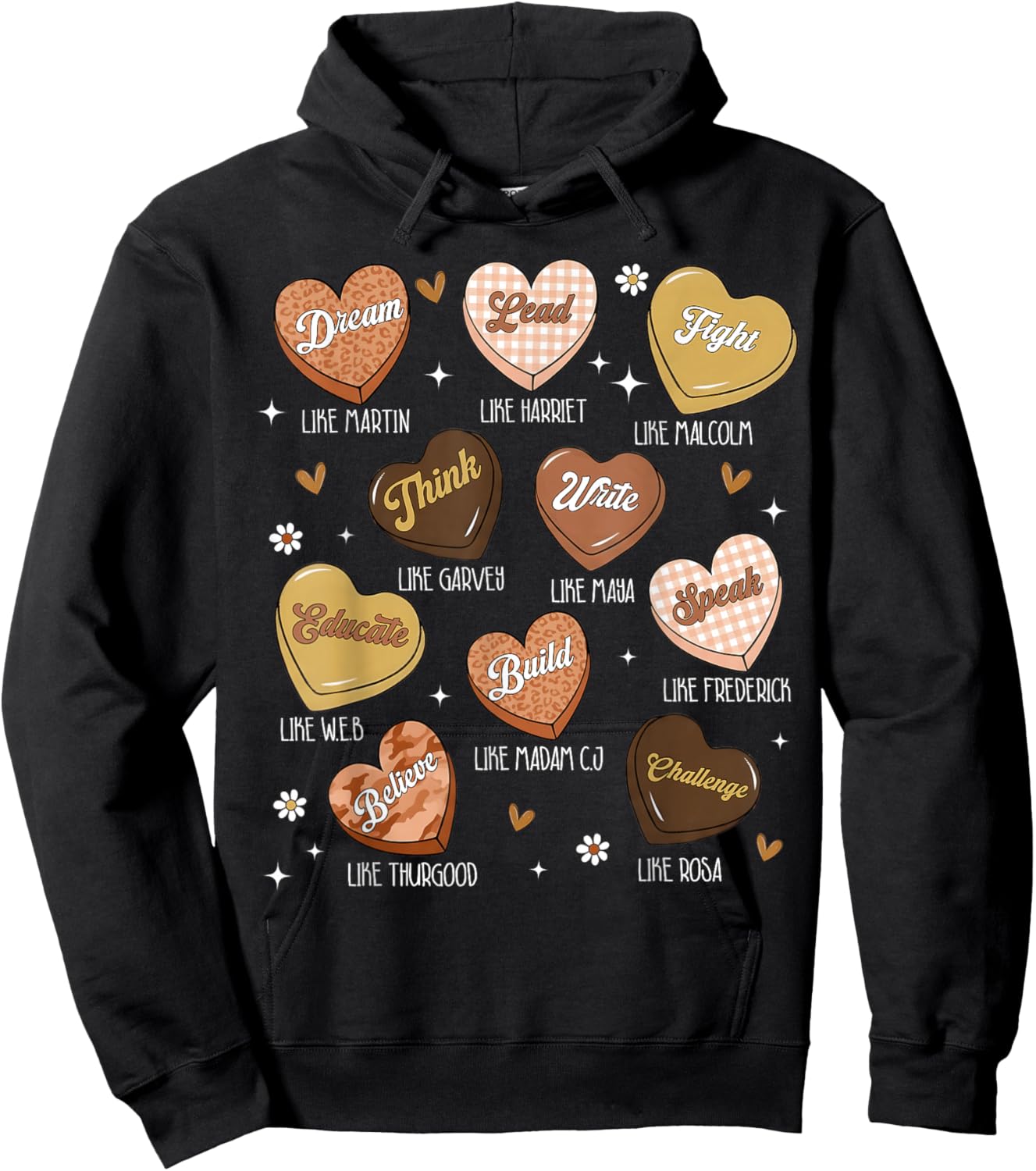 Black History Month American African Leaders Men Women Kid Hoodie - Hoodie | Black