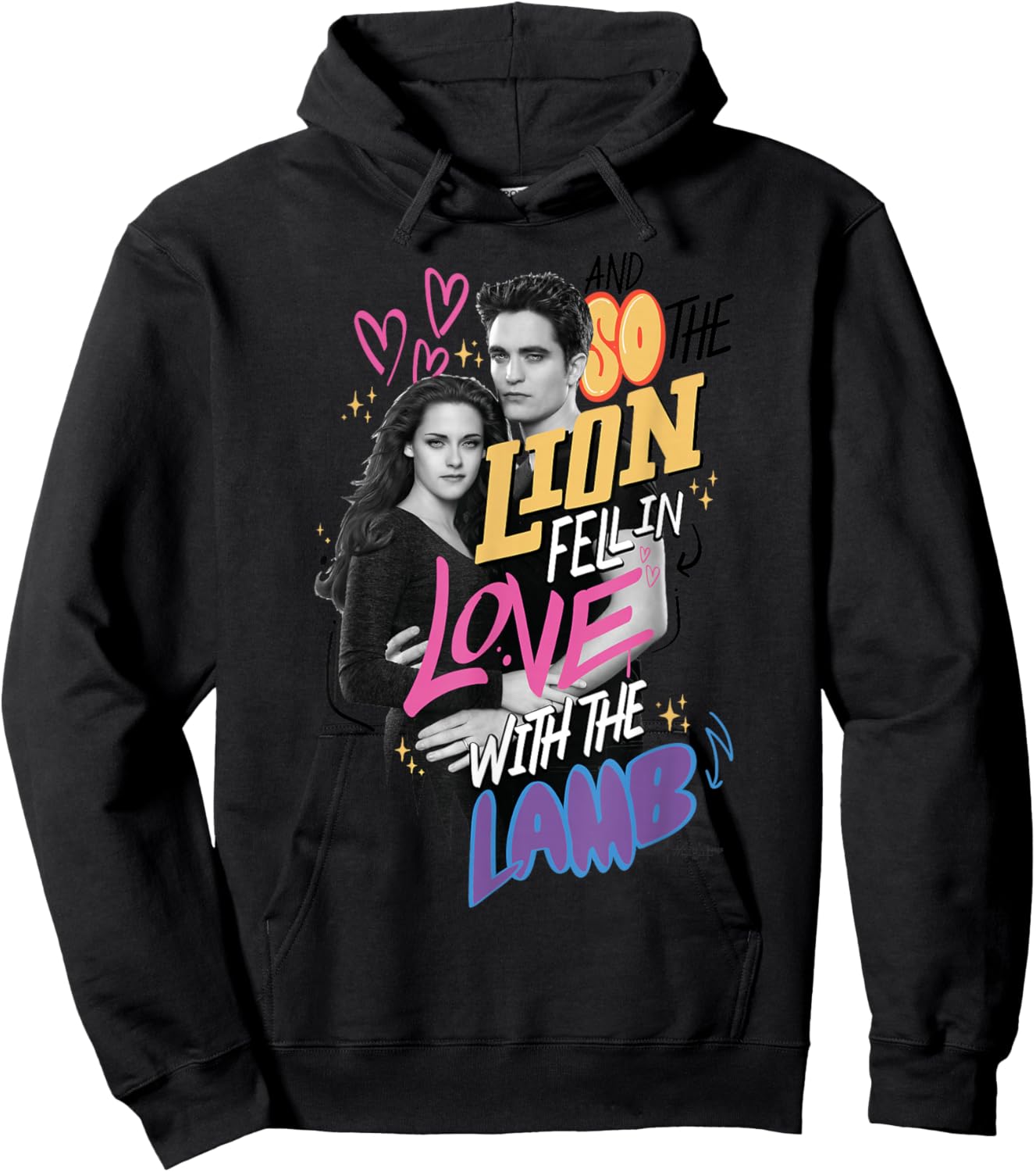 The Twilight Saga and So The Lion Fell in Love with The Lamb Hoodie - Hoodie | Black