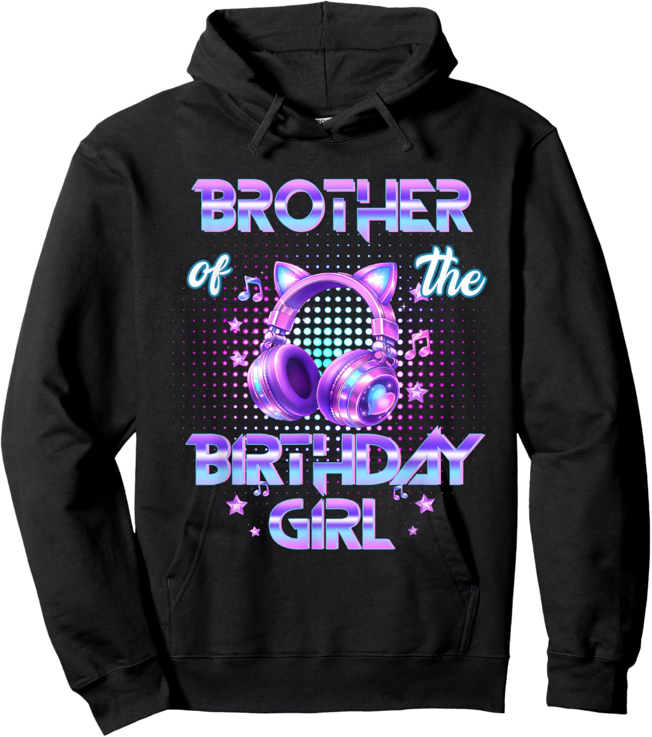 Brother The Birthday Girl K-pop Family Birthday Party Girls Hoodie - Hoodie | Black