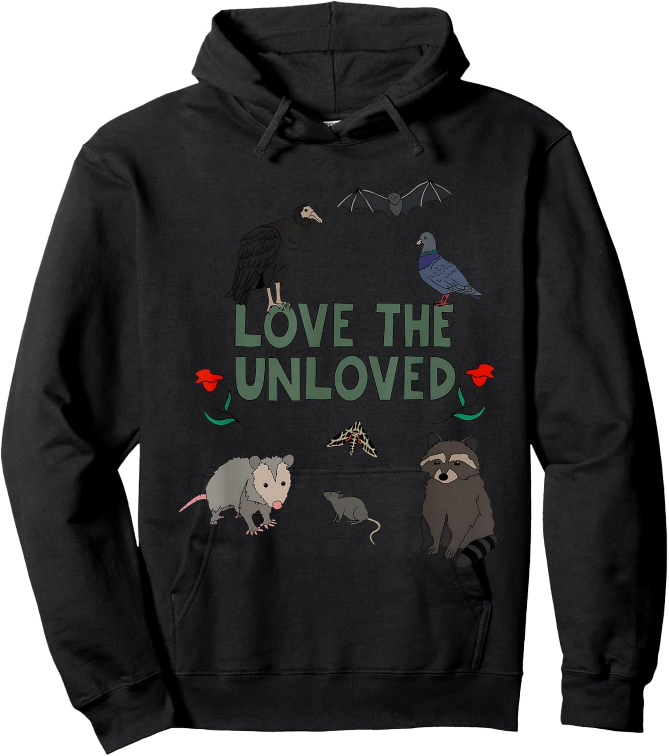 Love The Unloved Funny Women Hoodie - Hoodie | Black