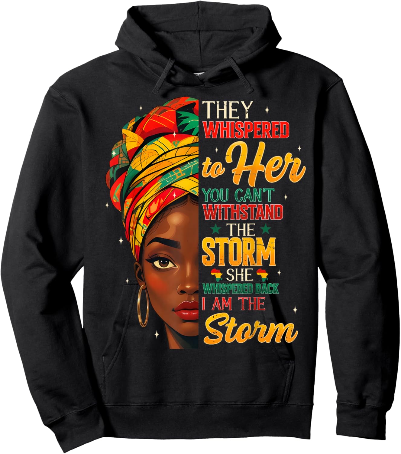 I'm Black History Month African American Black Women Girls Hoodie - Hoodie | Black
