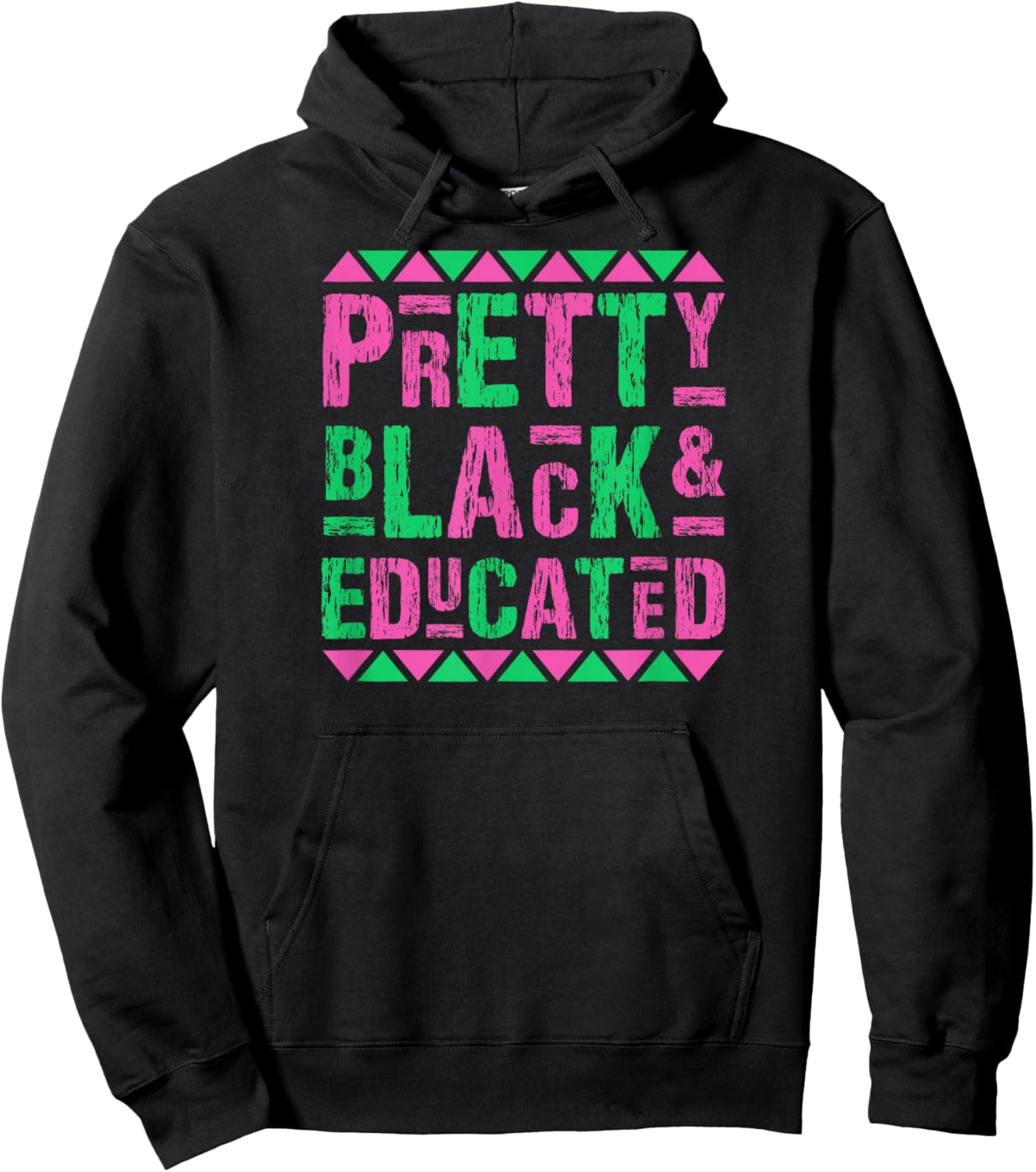 Pretty Black and Educated Black History Month Hoodie - Hoodie | Black