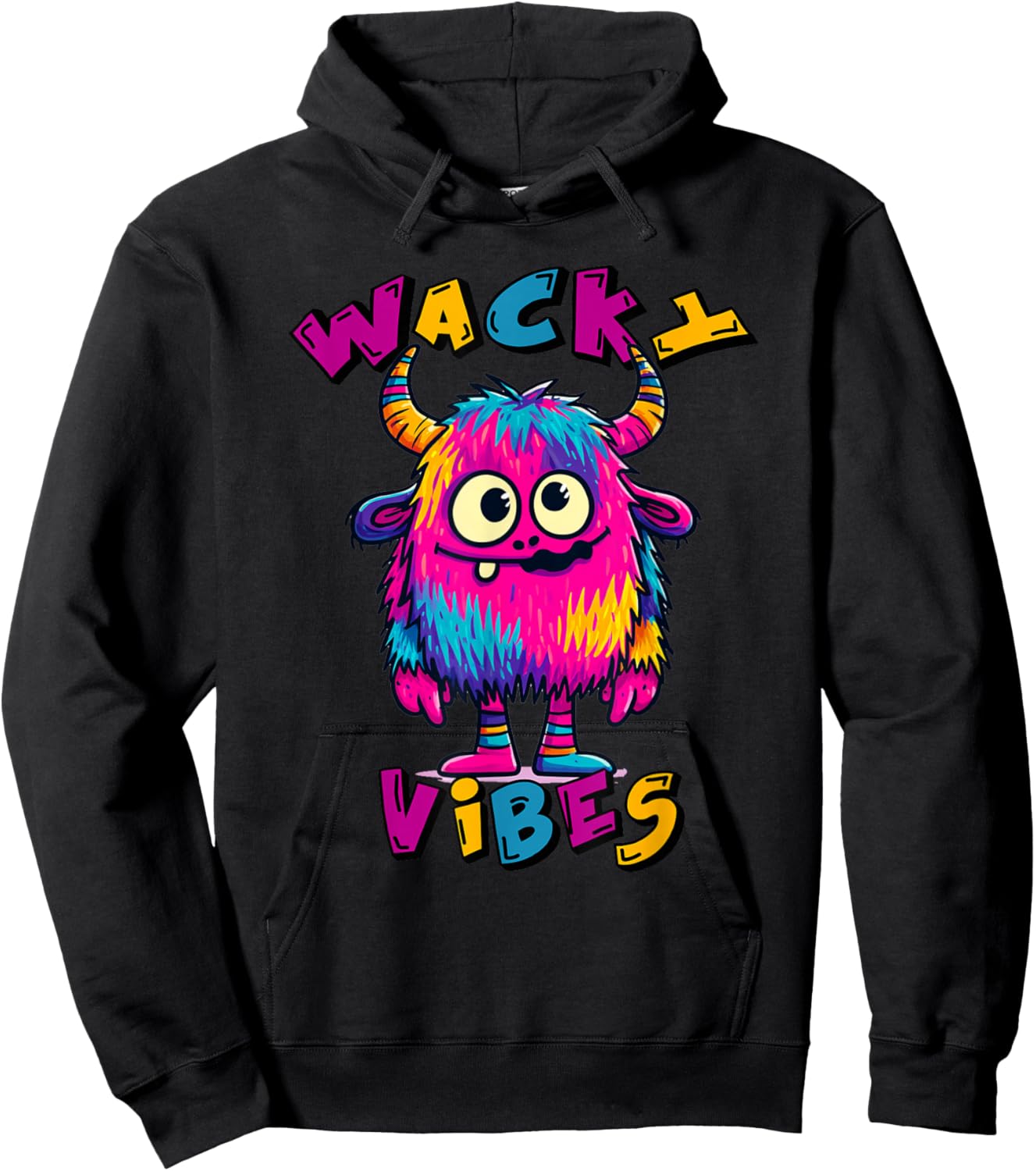 Wacky Vibes Kids & Teachers | Mismatch Day Spirit Week Funny Hoodie - Hoodie | Black