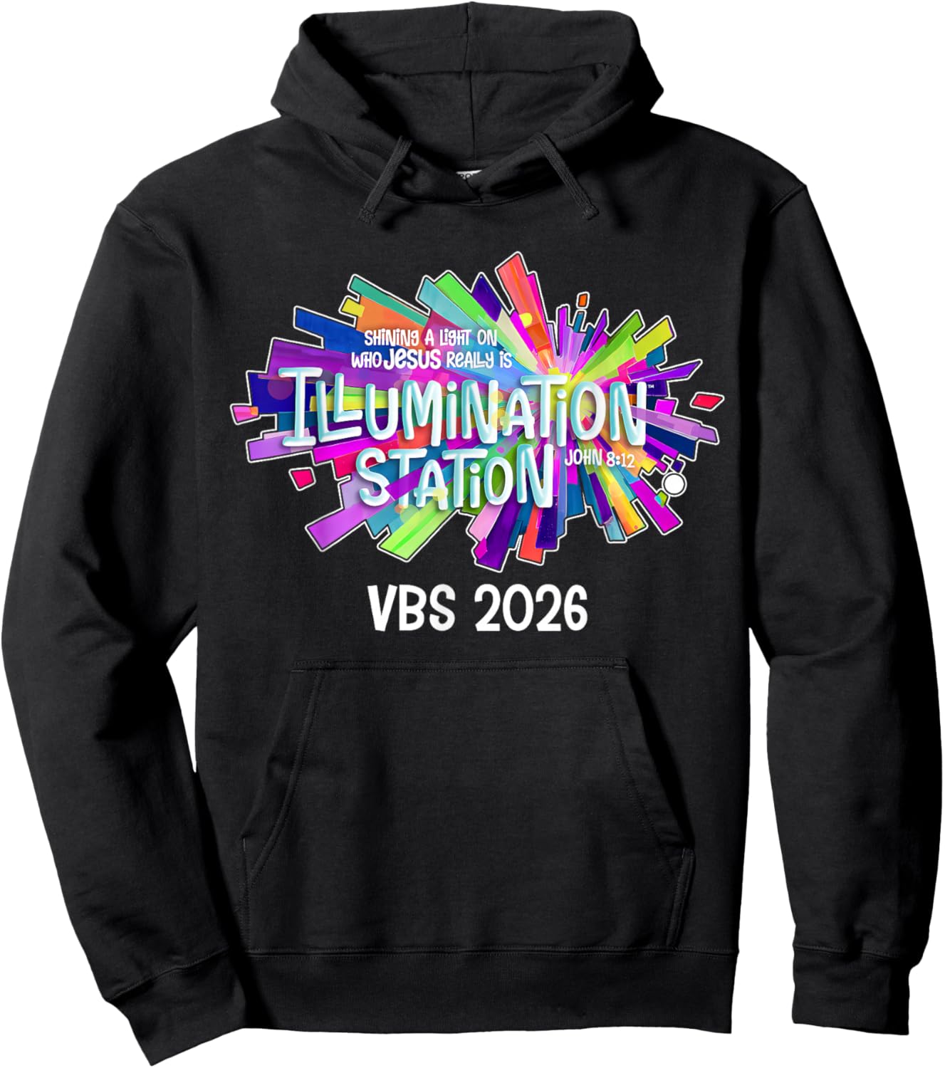 Illumination Station Shining A Light On Who Jesus Really is Hoodie - Hoodie | Black