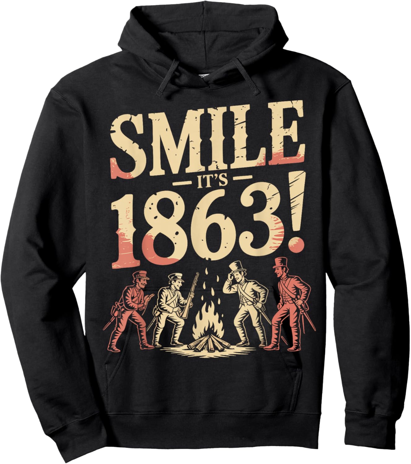Civil War Reenactor Funny Reenactment Hoodie - Hoodie | Black