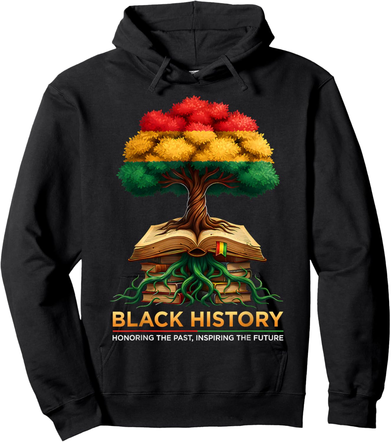 Honoring Past Inspiring Future Men Women Black History Month Hoodie - Hoodie | Black