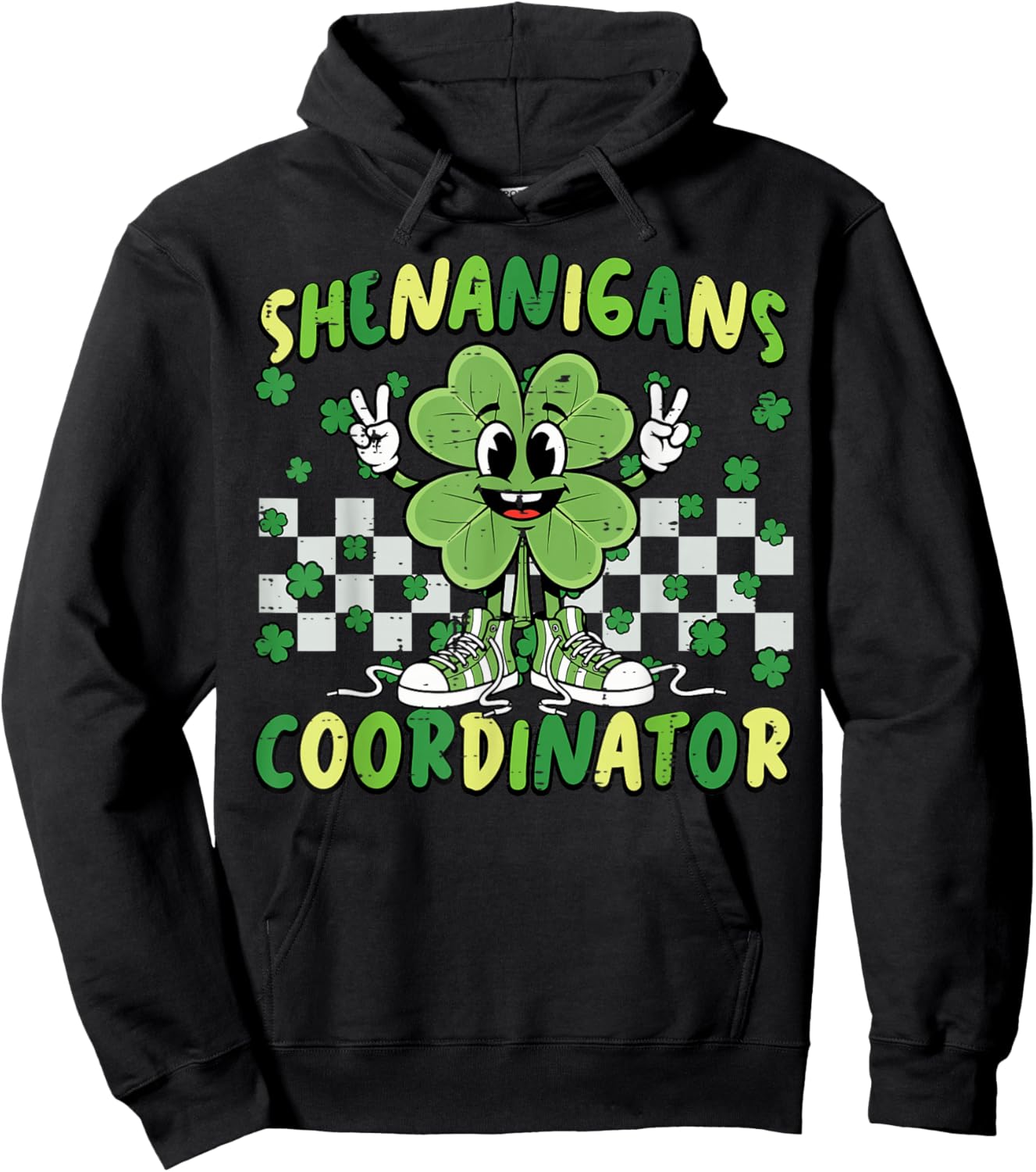 St Patricks Day Shenanigans Coordinator Saint Pattys Women Hoodie - Hoodie | Black