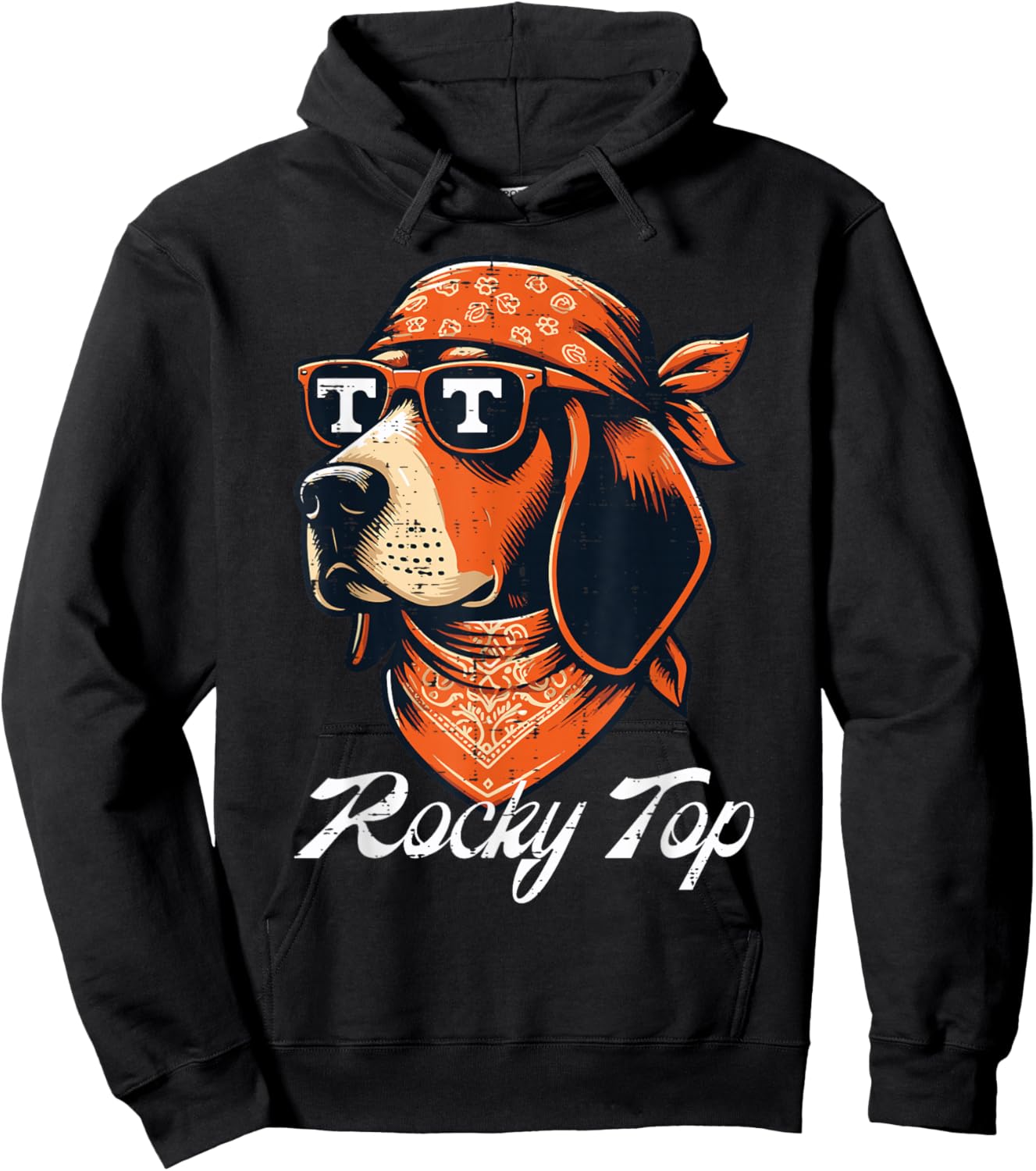 Tennessee Dog Women Kids Boys Girls Youth Men Teen Hoodie - Hoodie | Black