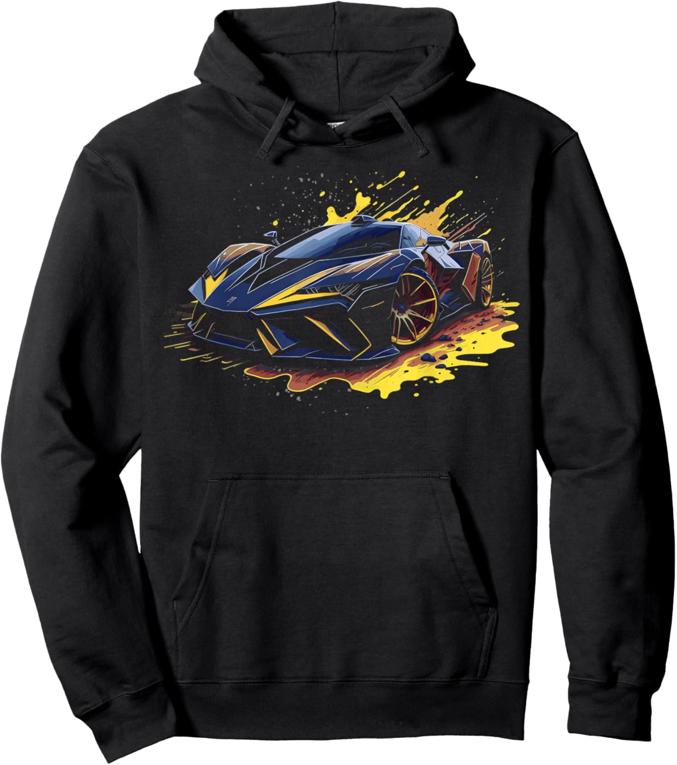 Sports Car Supercar Hoodie - Hoodie | Black
