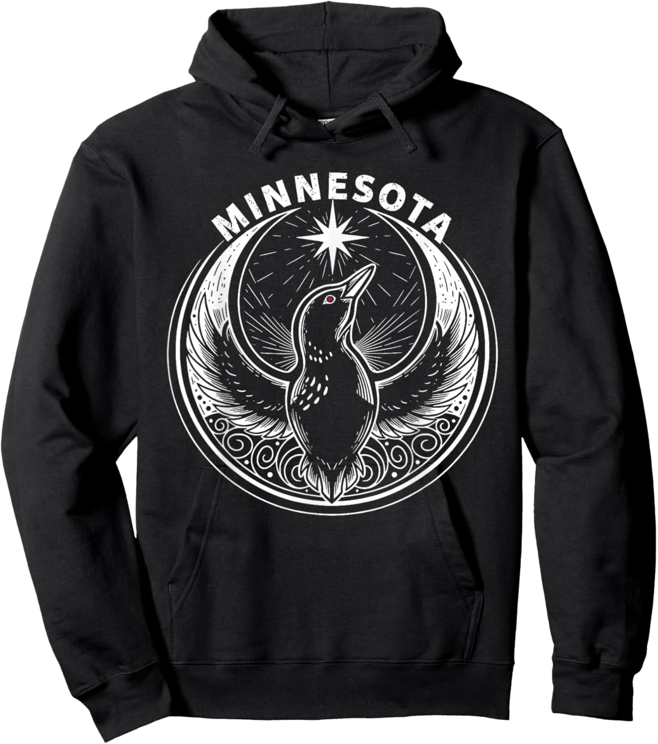 T-Shirt Hoodie - Hoodie | Black