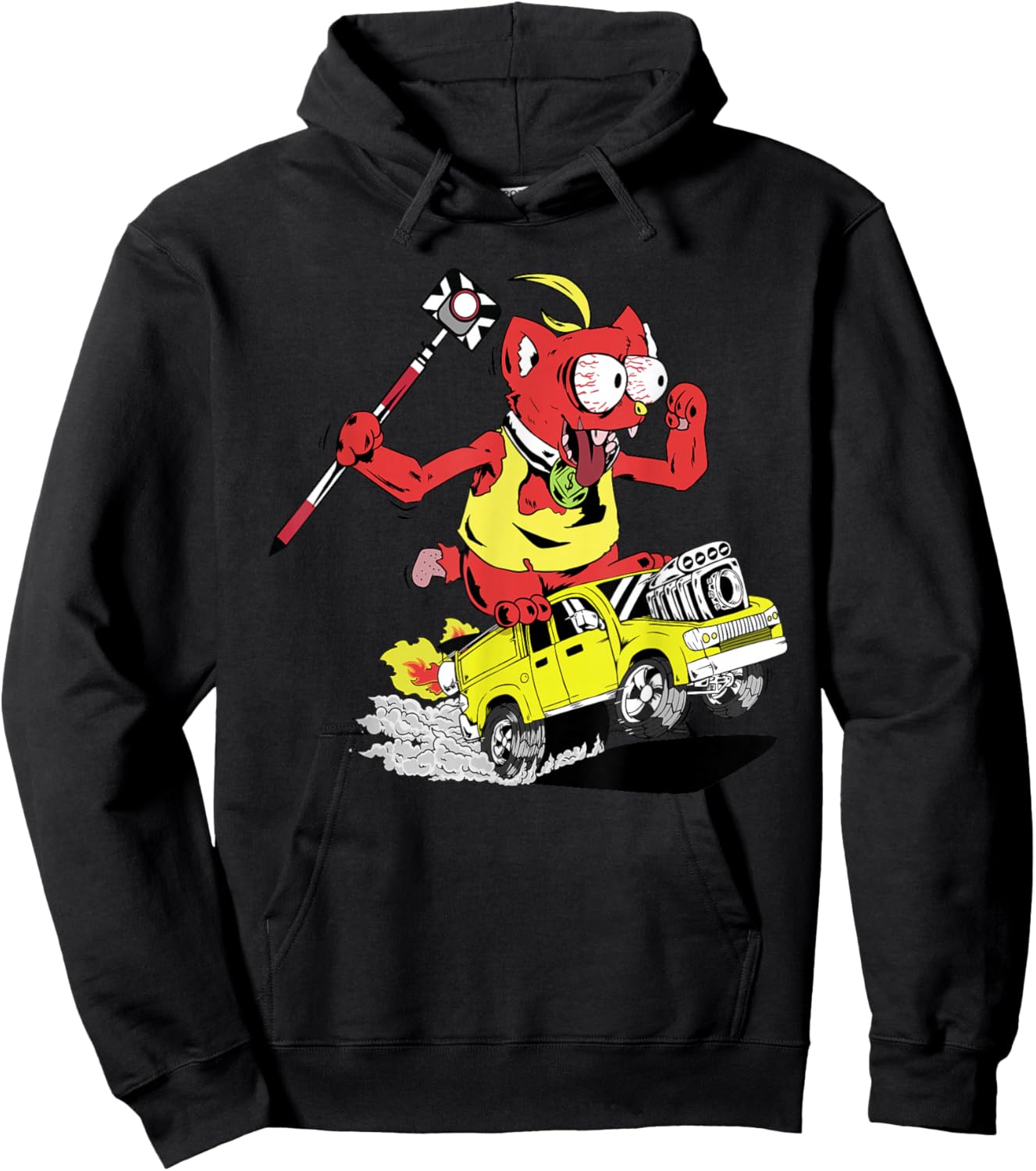 Survey Cat Hoodie - Hoodie | Black