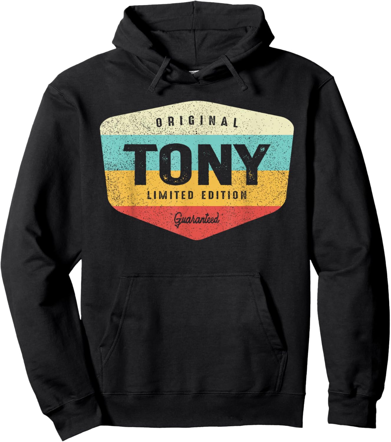 Tony Personalized Name - Tony Hoodie - Hoodie | Black