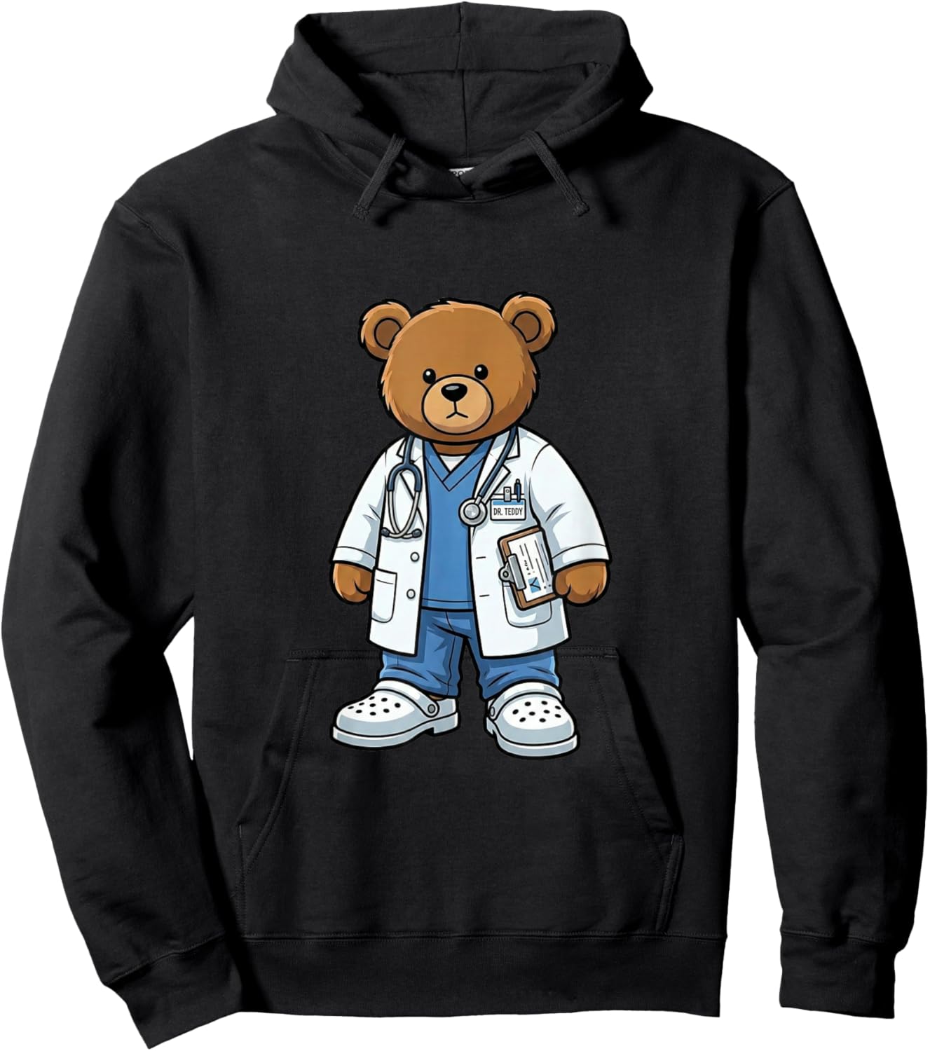 Doctor Teddy - Caring Medical Hero Bear Hoodie - Hoodie | Black