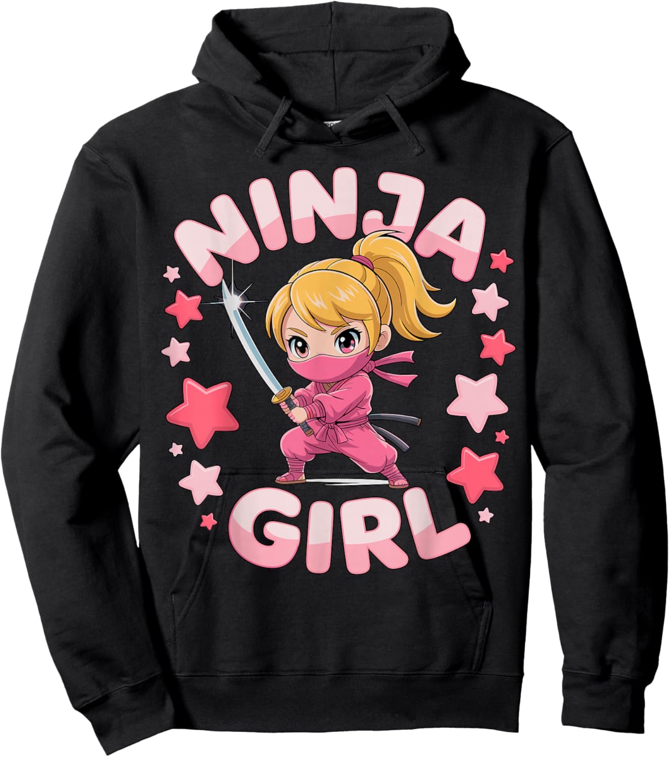 Ninja Girl Hoodie - Hoodie | Black