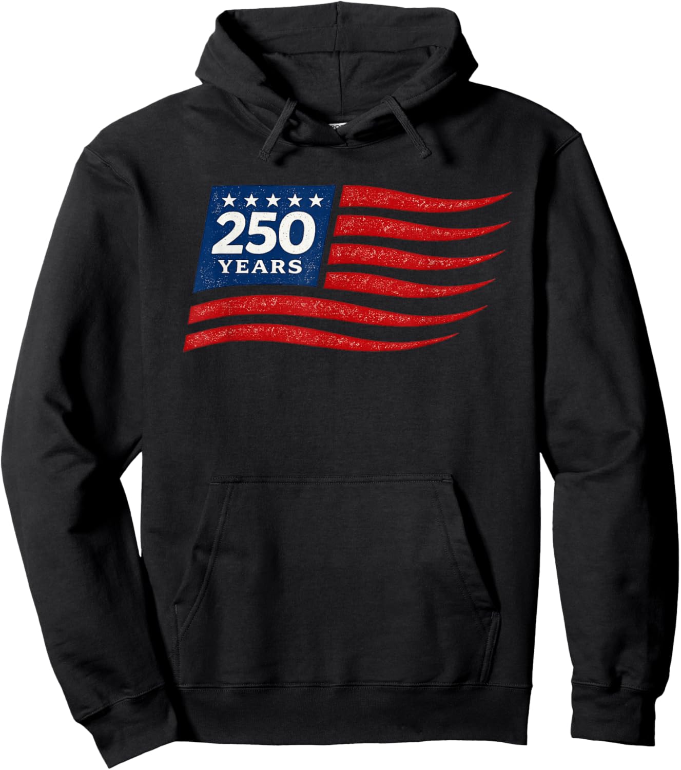 America 250 Shirt Vintage American Anniversary Hoodie - Hoodie | Black