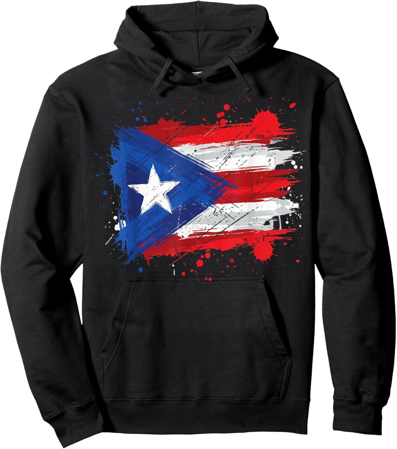 Puerto Rico Flag Hoodie - Hoodie | Black