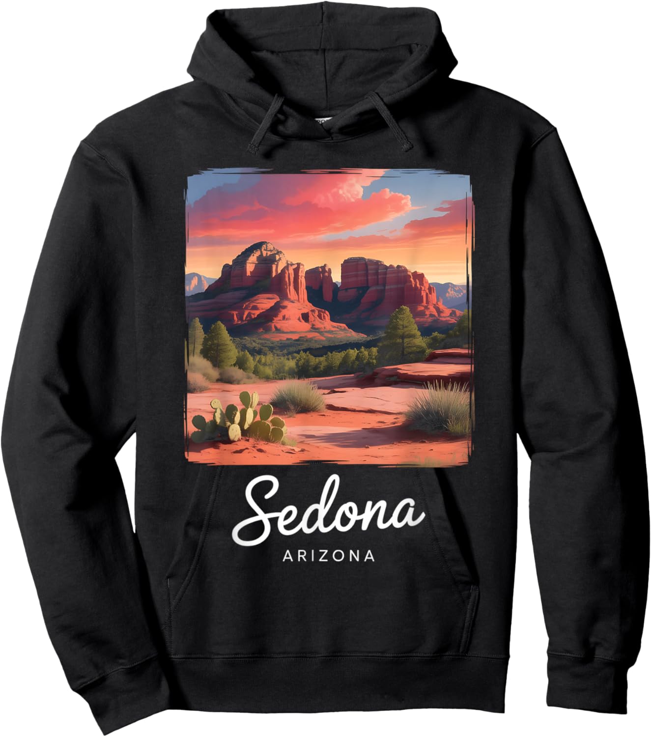 Sedona Arizona Hoodie - Hoodie | Black