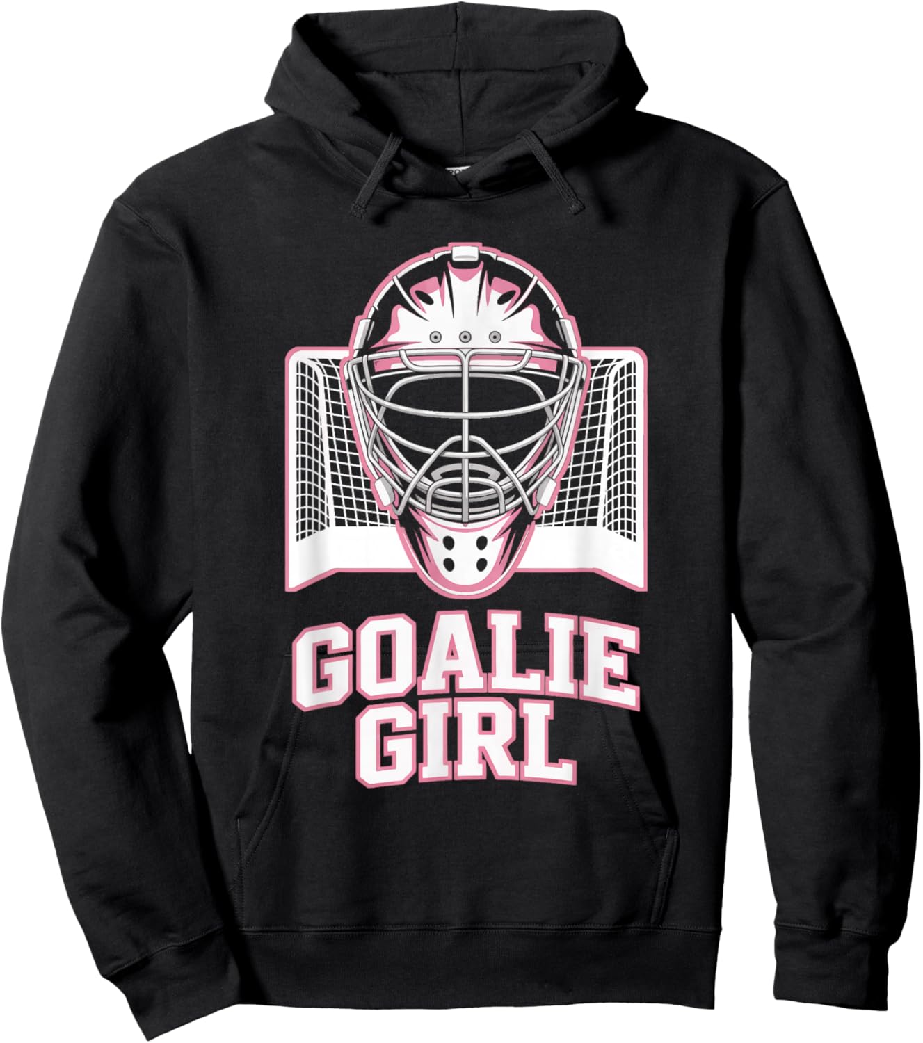 Hockey Goalie Girl Goalkeeper Female Field Hockey Player Hoodie - Hoodie | Black