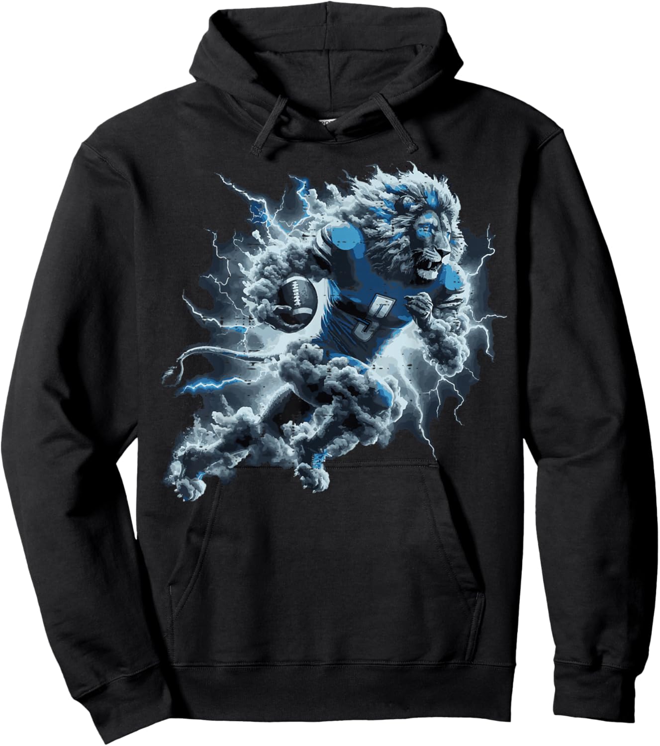 Lion Women Kids Boys Men Girls Youth Teen Hoodie - Hoodie | Black