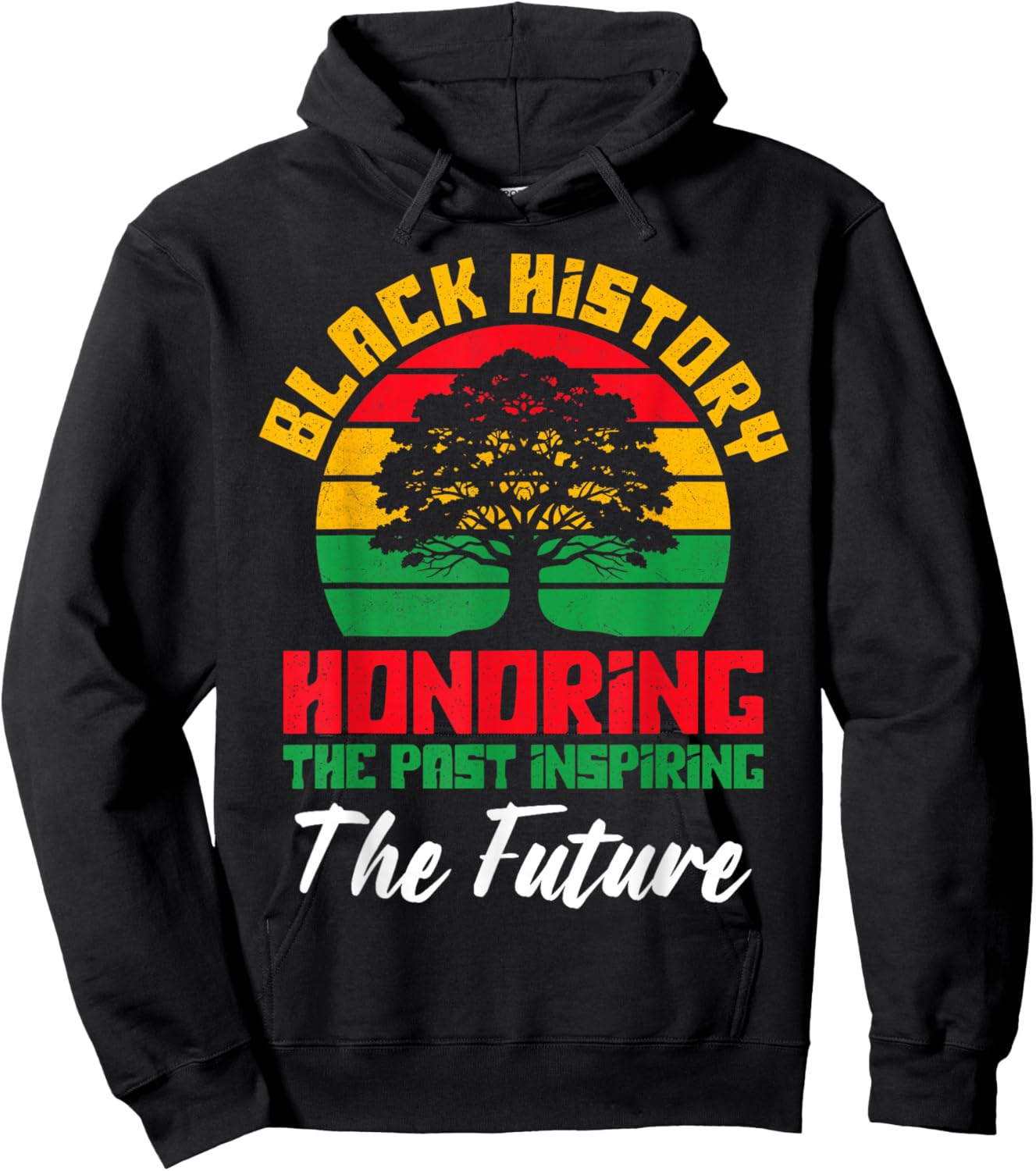 Honoring Past Inspiring Future Black History Month Men Kid Hoodie - Hoodie | Black