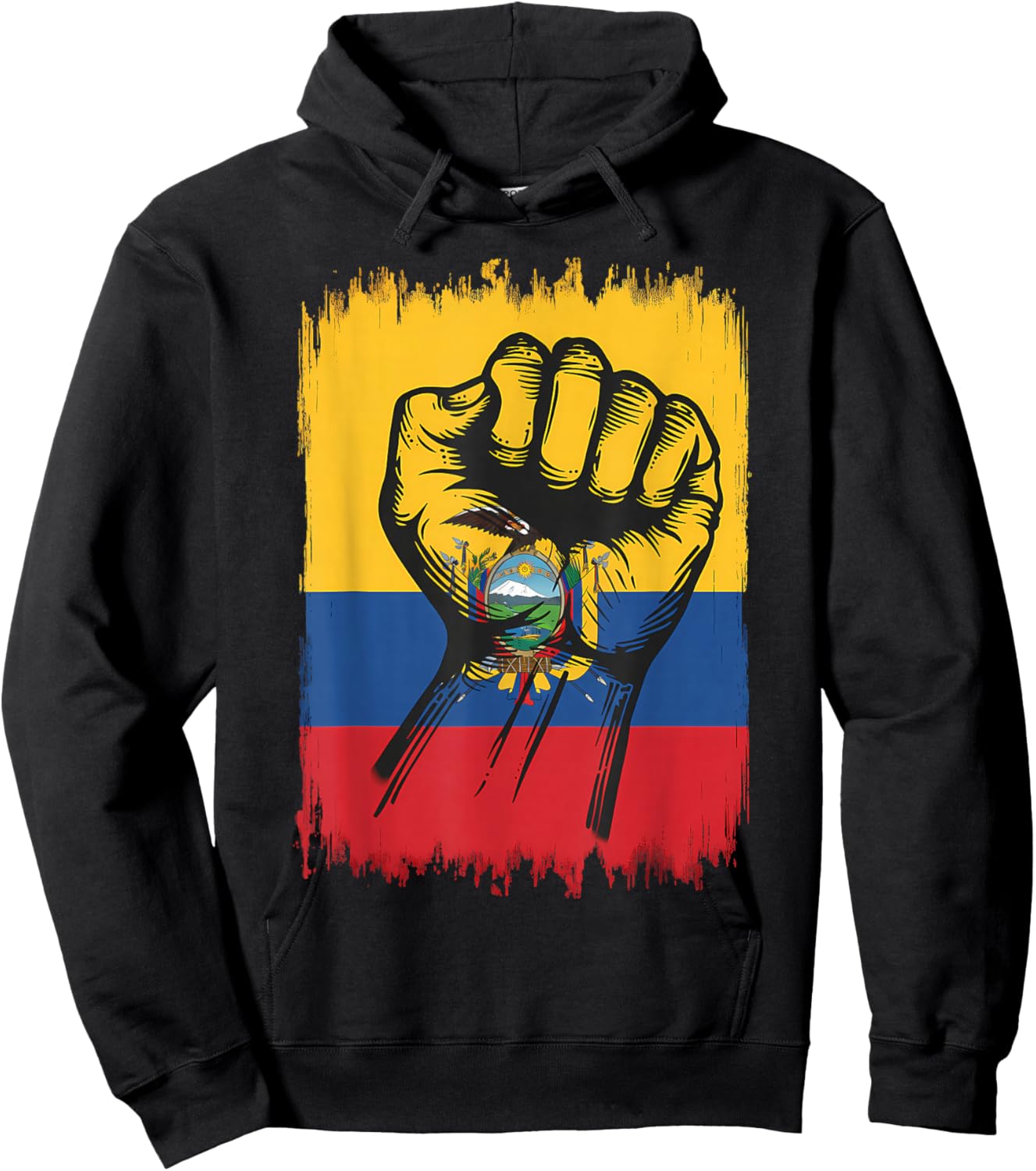 Ecuador Flag Ecuadorian Pride Hoodie - Hoodie | Black