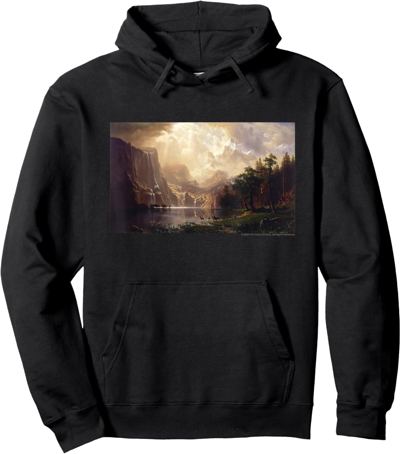 Albert Bierstadt Among The Sierra Nevada, California Hoodie - Hoodie | Black