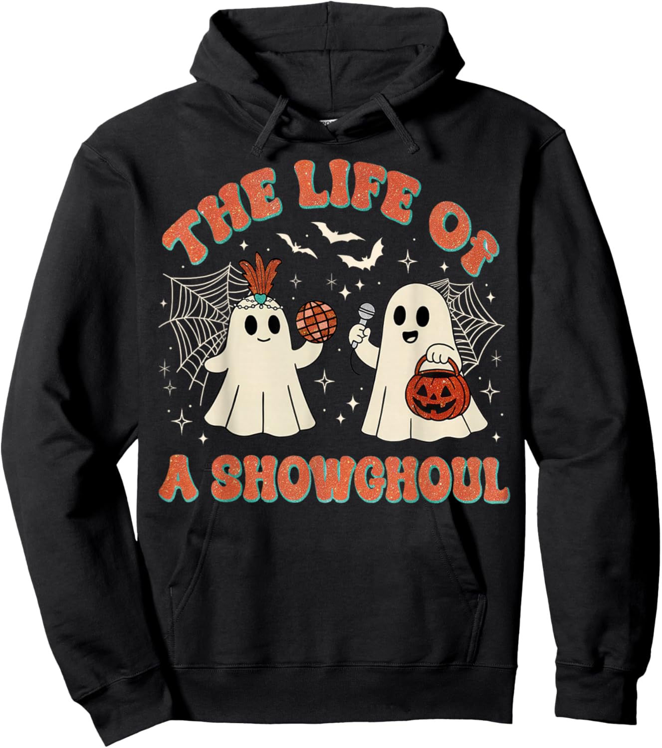 The Life of a Showghoul Funny Halloween Ghost Girl Hoodie - Hoodie | Black