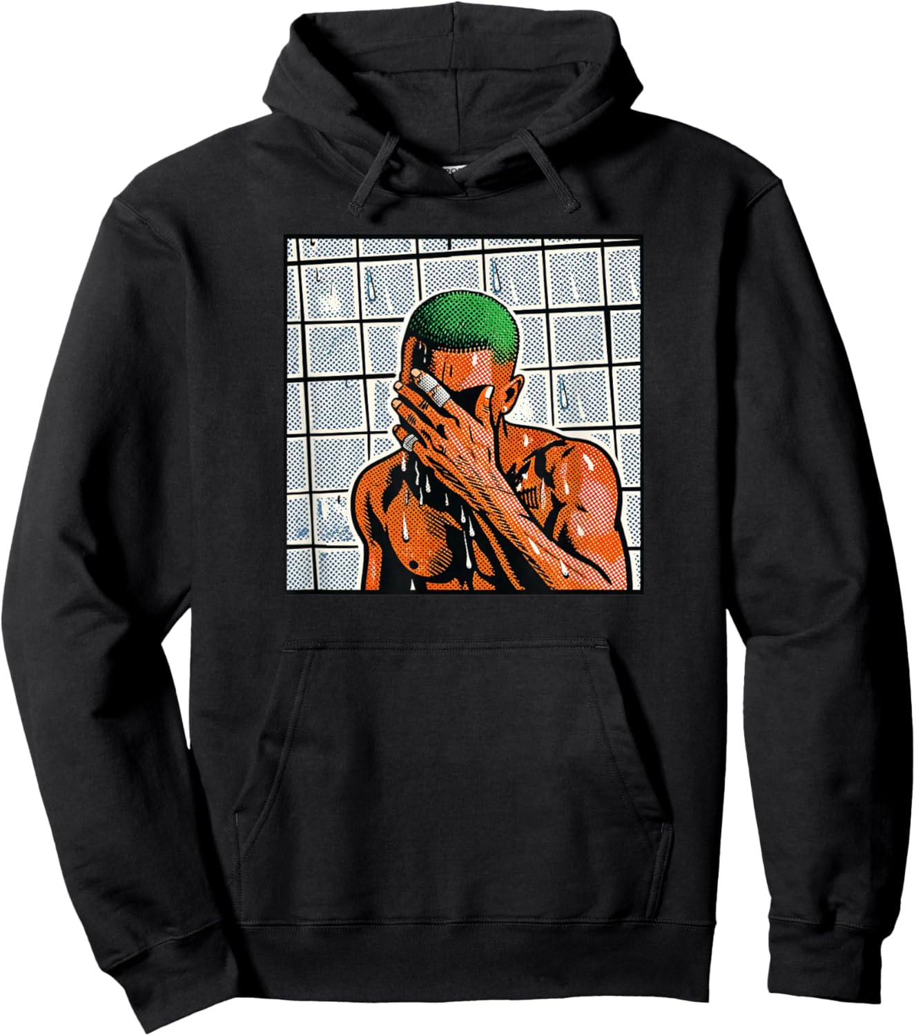 Frank Rapper Blond Pop Art R&B Singer Album Ocean Vibes Hoodie - Hoodie | Black