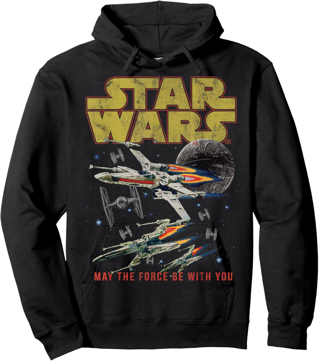 Star Wars A New Hope X-Wing May The Force Be with You Hoodie - Hoodie | Black