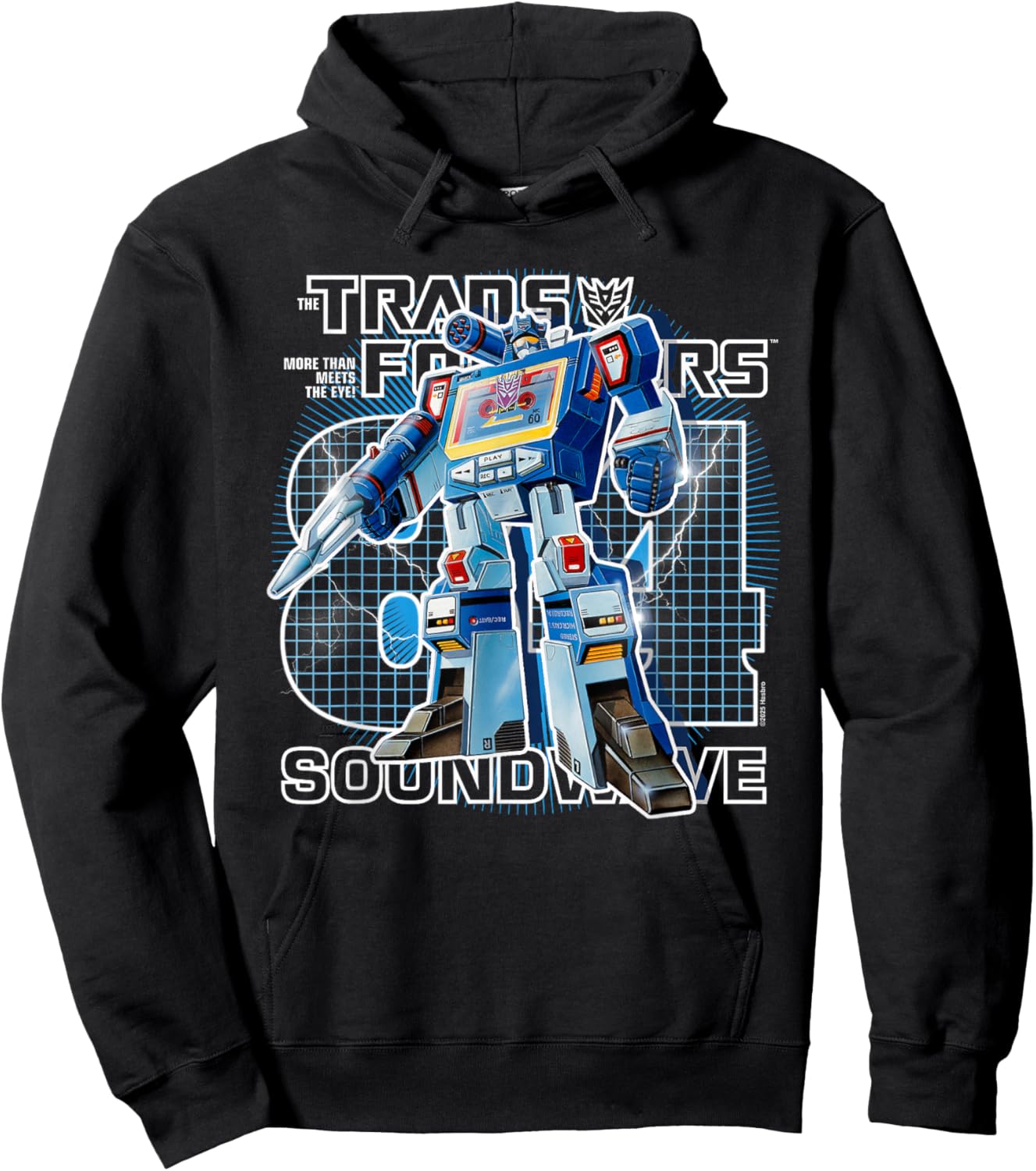 Transformers Retro Decepticon Soundwave 1984 Hoodie - Hoodie | Black