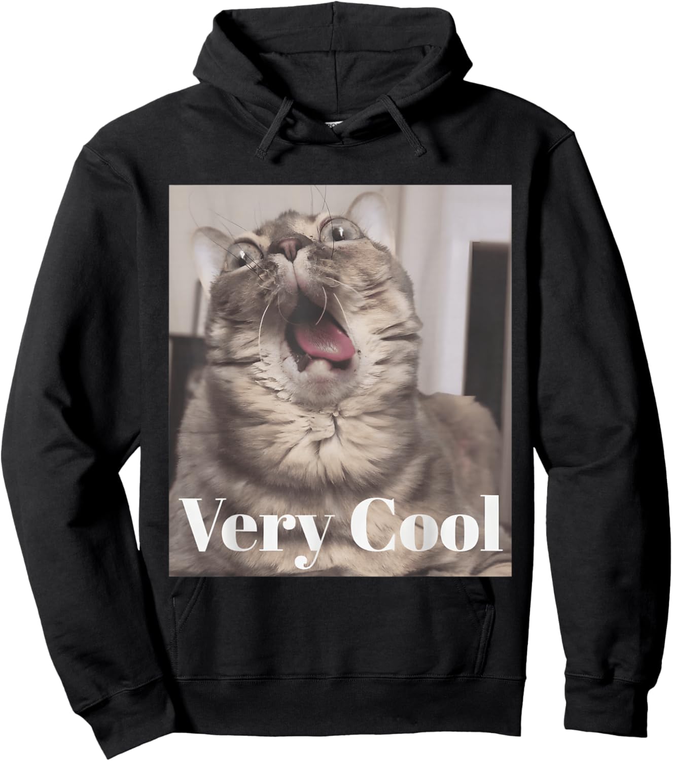 Gumbus Very Cool Funny Cat Meme Animal Lovers Gumbus Cat Hoodie - Hoodie | Black