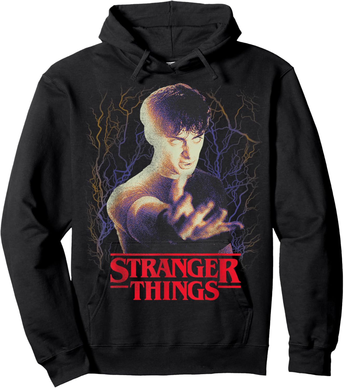 Stranger Things Season 5 Will Byers Epic Powers Metal Style Hoodie - Hoodie | Black