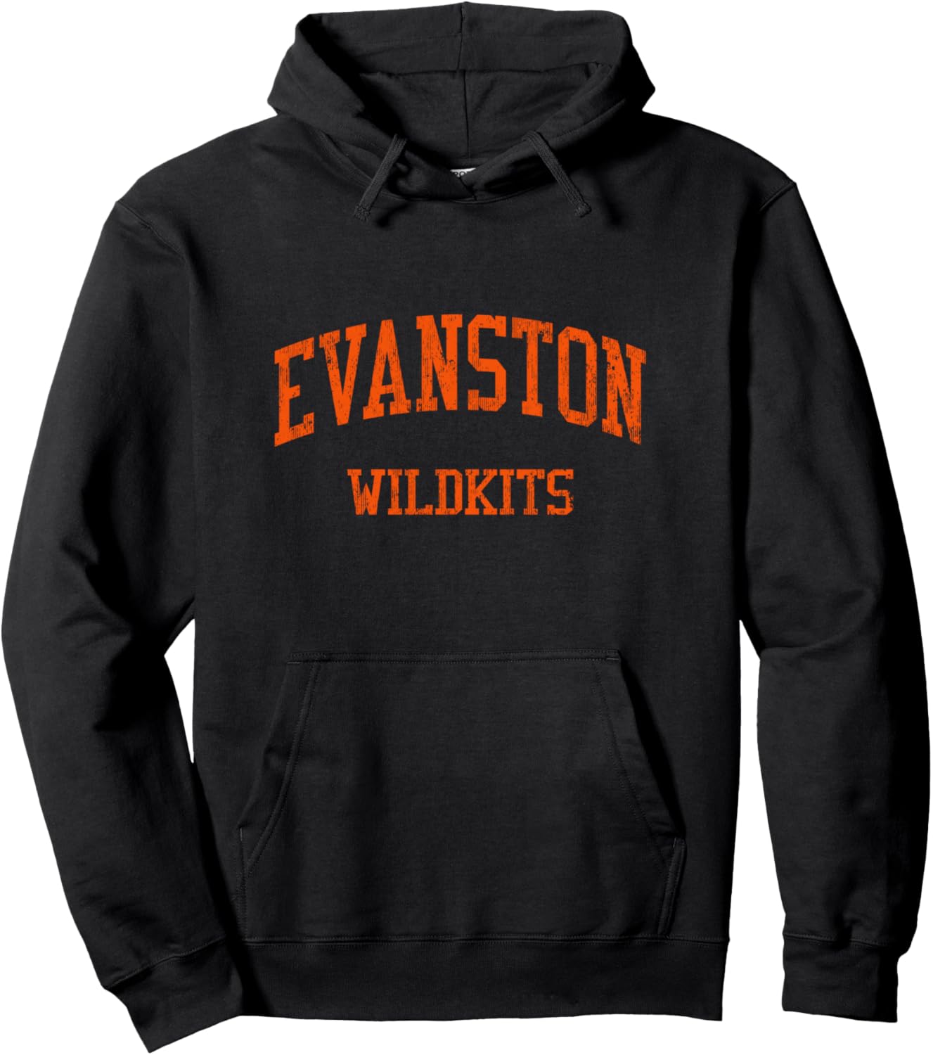 Evanston High School HS Evanston IL Vintage Sports Hoodie - Hoodie | Black