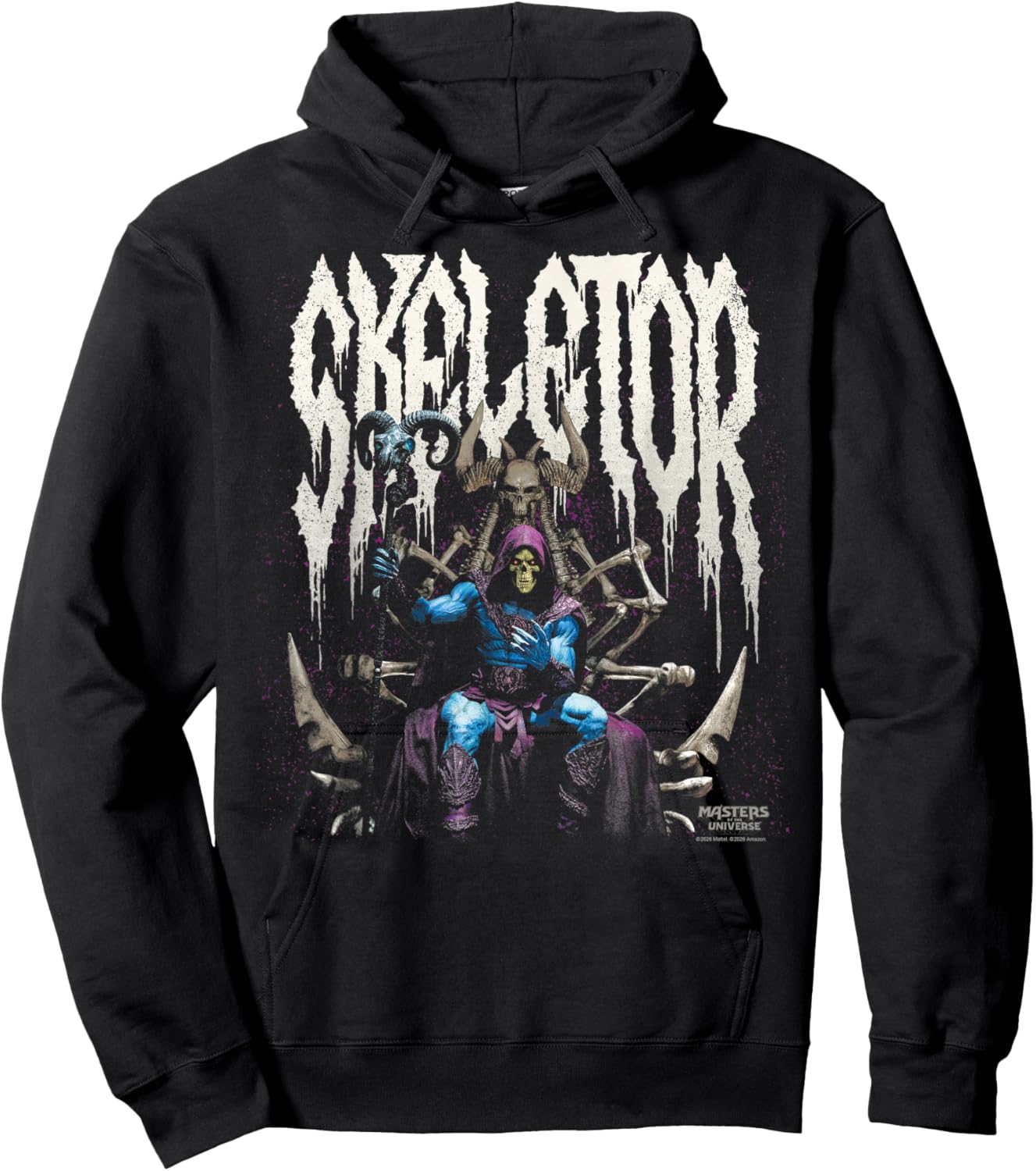 Masters of The Universe: Metal Skeletor Throne Hoodie - Hoodie | Black