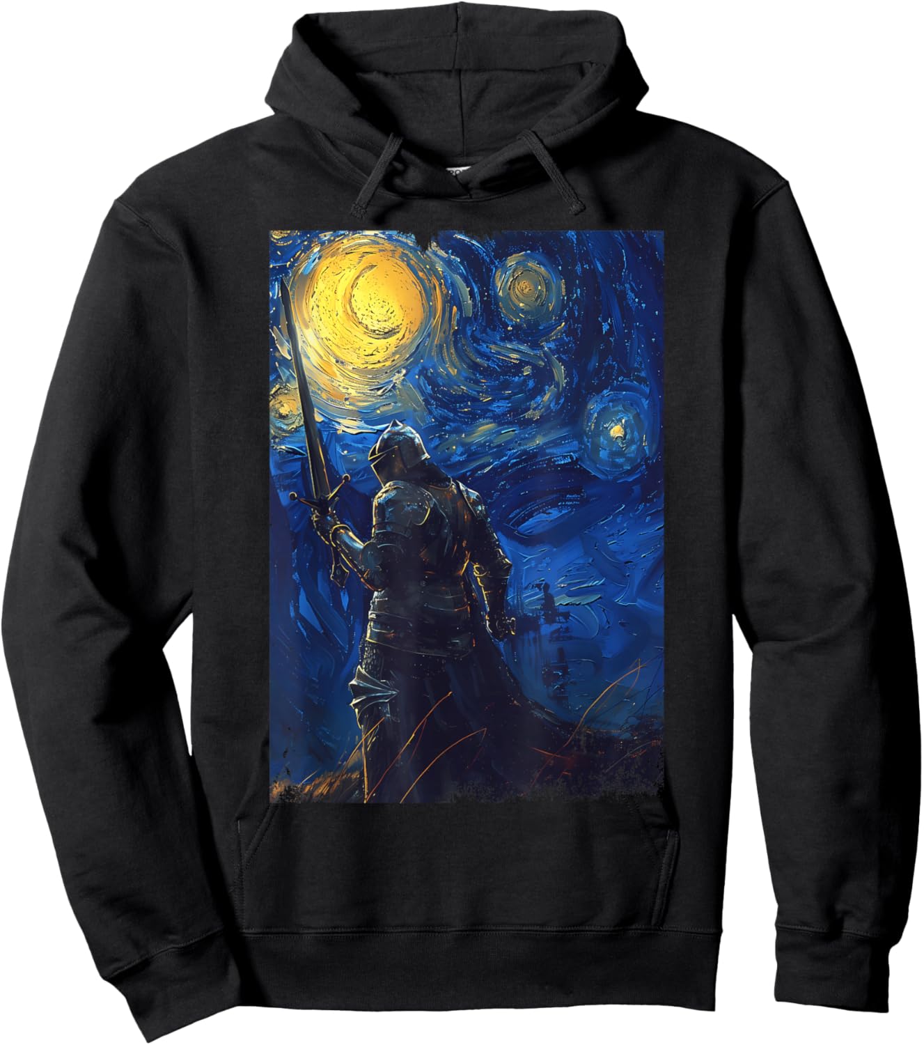 Starry-Nights Crusader Knights Templar Hoodie - Hoodie | Black