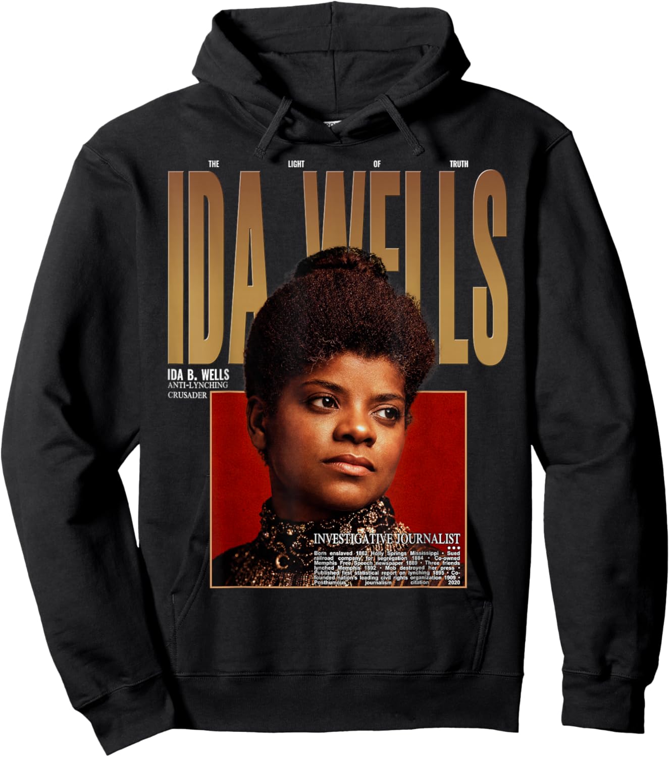 Ida B Wells Black Woman Leader Activist Legacy Hoodie - Hoodie | Black