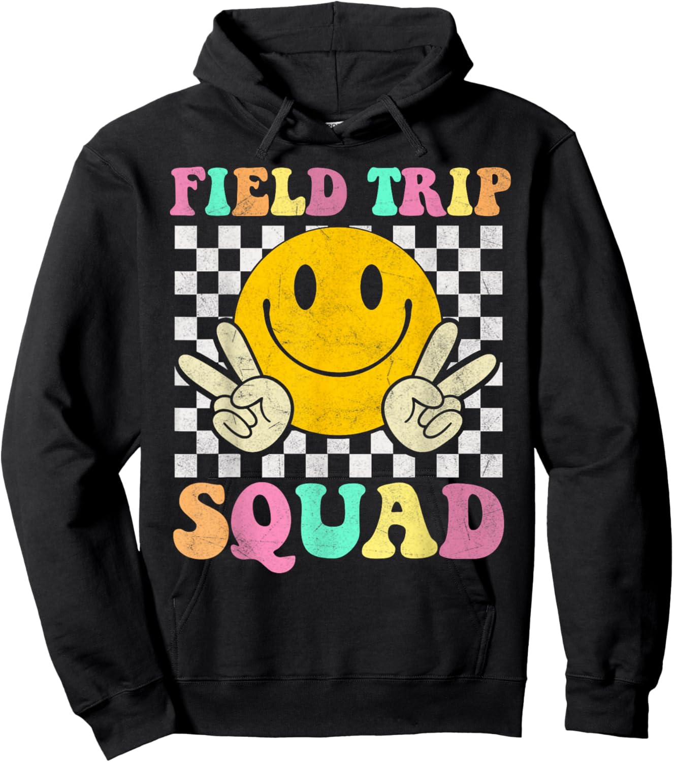 Field Trip Squad School Field Trip Day Teacher Hoodie - Hoodie | Black