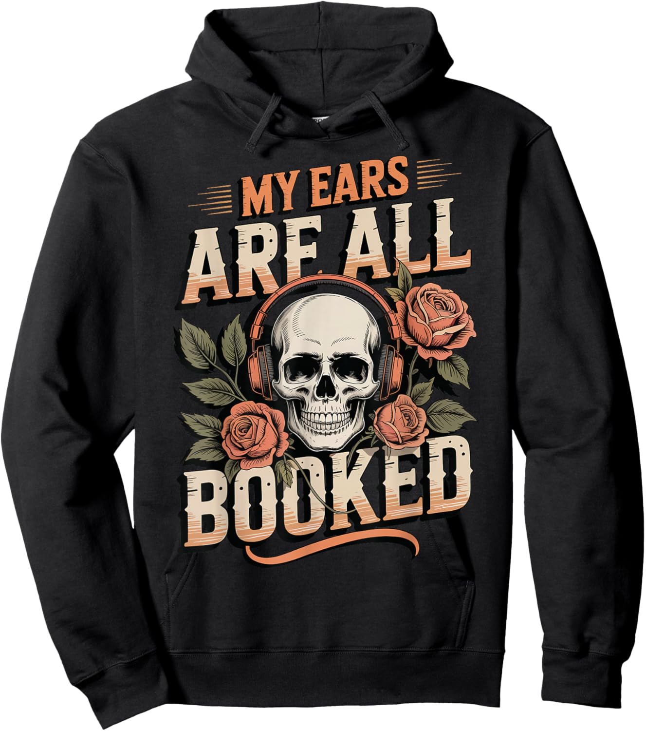 My Ears are All Booked Hoodie - Hoodie | Black
