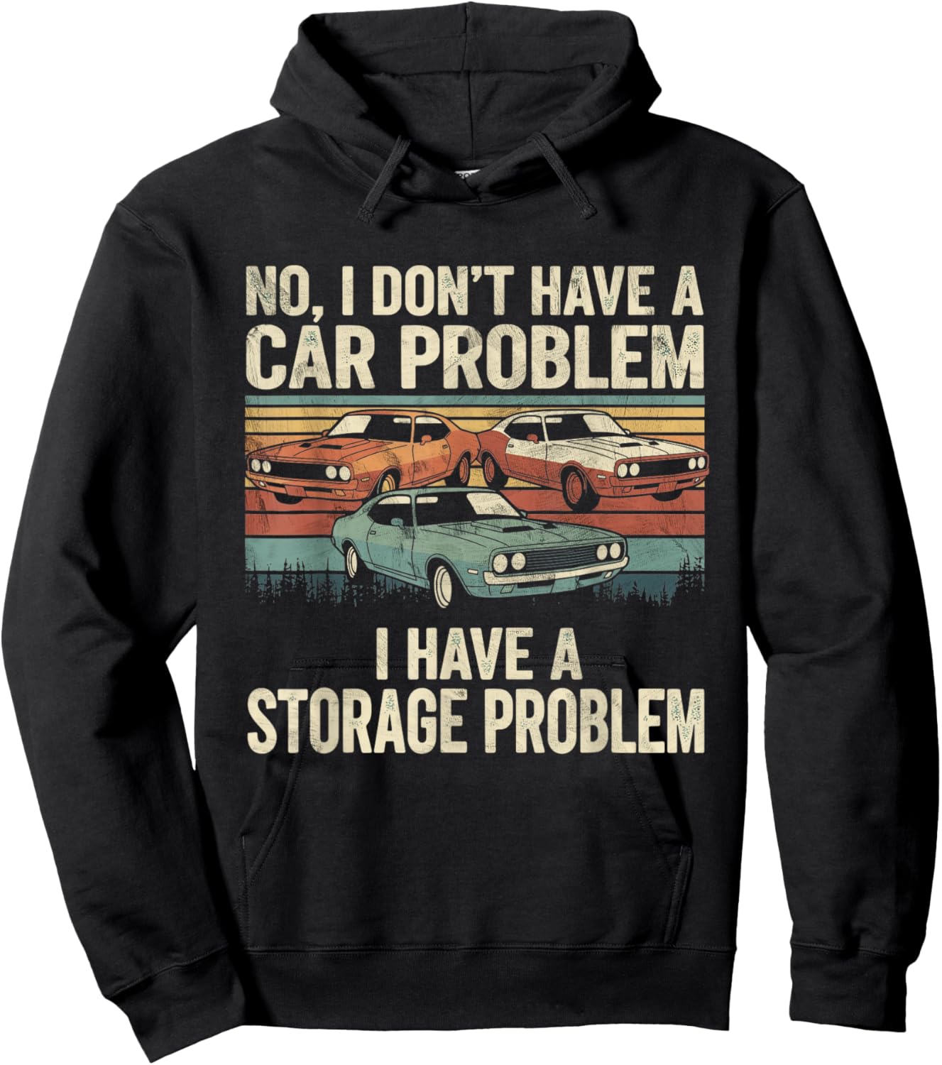I Dont Have a Car Problem I Have a Storage Problem Car Lover Hoodie - Hoodie | Black
