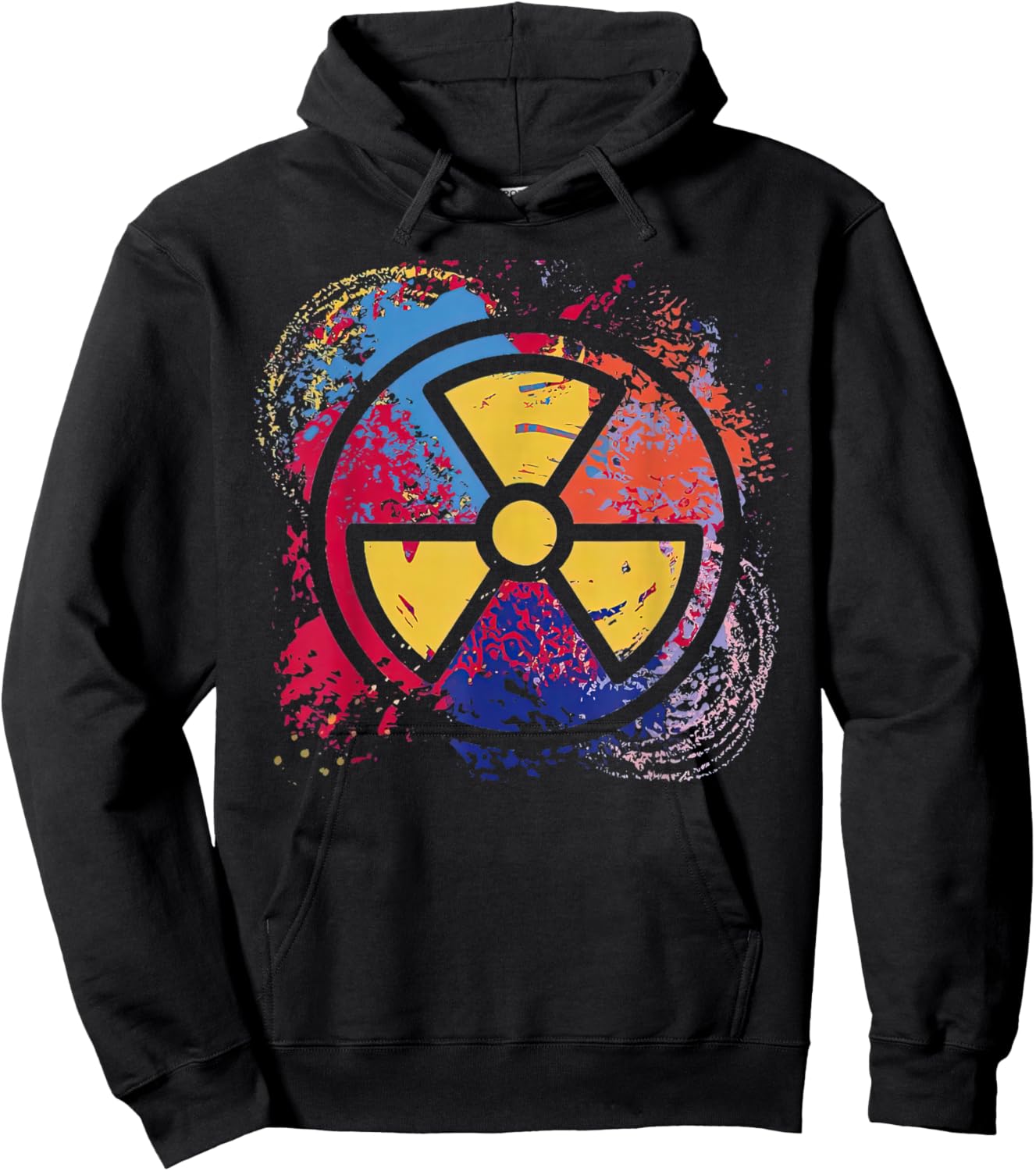 Nuclear Medicine Radiation Symbol Colorful Radiology Tech Hoodie - Hoodie | Black